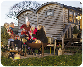 Weekend break shepherd hut